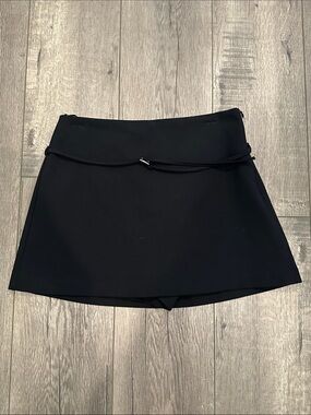 Zara belted mini skort